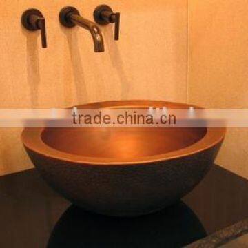 copper vessel sink