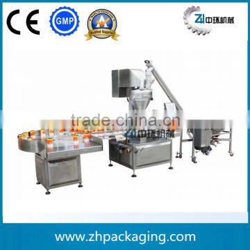 ZH-2B Automatic Powder and filling machine with can feeding