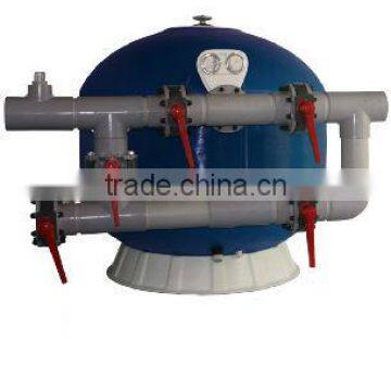 Large Commercial Swimming Pool Side-Mount Fiberglass Sand Filter