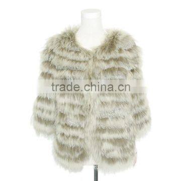 Luxury Natural Raccoon Fur 100% Real fur Coat For Fashion Girls Lady Winter KZ14134
