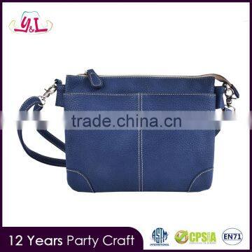 Fashion hobo sling shoulder leather tote for custom print clutch bag