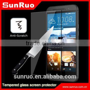 100% Real Premium 9H Hardness Protector Tempered Glass Professional Mobile Screen Guard for HTC One M9 photo-2