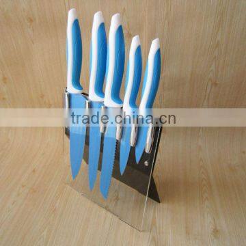 newest design colored knife set MS1004