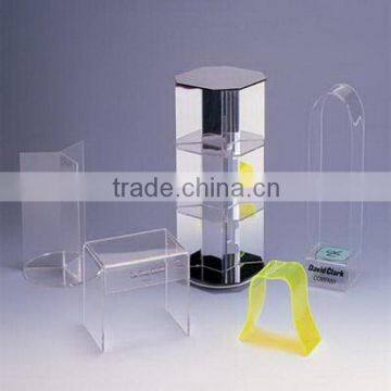 Fashion hot-sale pop acrylic slatwall display shelf