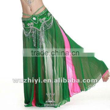 Wholesale new hot selling sexy chiffon bellydance skirts, women's long chiffon belly dance skirts (QC1033)                        
                                                Quality Choice