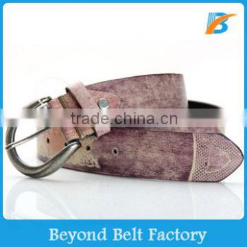 Fashion Print Fake Leather Jeans Belt for Ladies