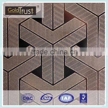 China Supplier Best Selling Products 0.3-3Mm Thick Combination Artwork Stainless Steel Sheet For Decoration and Elevator