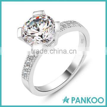 2016 Fashion Wedding Ring Elegant 925 cz Ring for Women Silver Jewelry