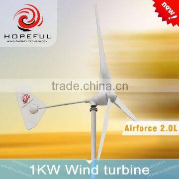 1kw Horizontal Axis Wind Turbine Alternator With Single Tail photo-3