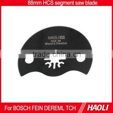 88mm(3-1/2'') HCS Segment oscillating muti tool saw blade ,Circular Saw Blade