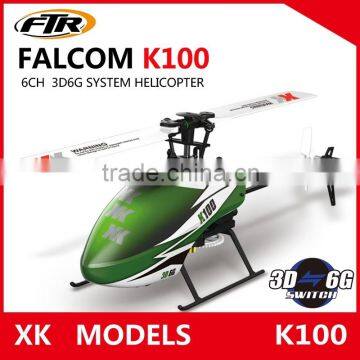 XK BLASH K100 6CH 3D6G SYSTEM R/C HELICOPTER FTR FUTABA