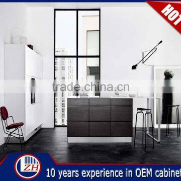 Factory Direct Black High Gloss Modular Lacquer Kitchen Cabinets With Top Quality photo-5