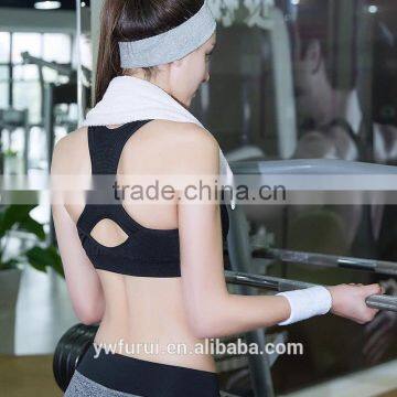 Fashion pure color non-trace women's sports bra at a low price a variety of colors Yoga running exercise