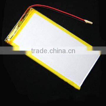 3.7v 5000mah Li-ion polymer battery Size:9.8X54X82mm