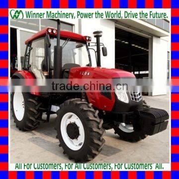 weifang cheap1000 and 1004, 2wd and 4wd 100HP multi-function farm/farming tractor wiht all kinds of farm implements