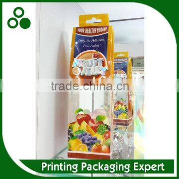 COLOR PRINTED LONG SHAPE JELLY PET BOX WITH HOOK