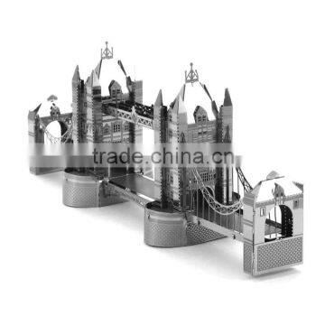 Building Model Puzzle,3d Puzzle Metal Londun Tower Bridge photo-4