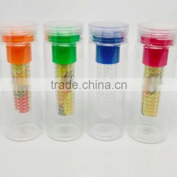 800ml plasric drinking water bottle fruit