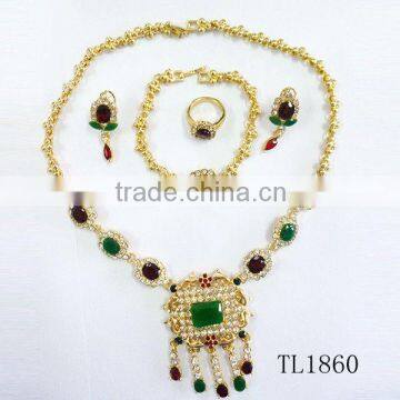 Morocco gold jewelry sets african jewelry sets 18k wholesale alibaba