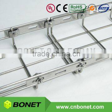 SS304 SS316 Stainless Steel Universal Splice Bar for Wire Mesh Cable Tray photo-2