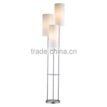 2017 hotel decorative unique 3 light floor lamps with linen shade good for inn decor high end