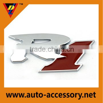 Wholesales custom design R1 car badges and names logo tag