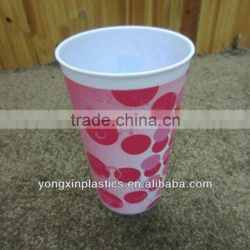 3d kid's cup with lid and straw for children