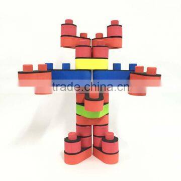 Best Price Creative Toys New Design EVA Foam Cute Kids Interlocking Robot Building Block photo-3