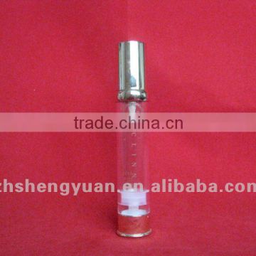 C1-3 30ML transparent airless lotion bottle with printing