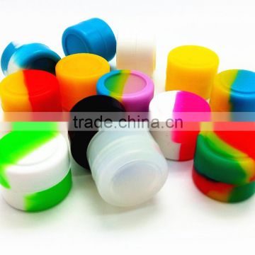 USA Canada Wholesale FDA food grade glossy finish non stick small 2 ml silicone wax jars