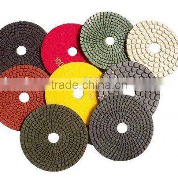 Diamond polishing pad