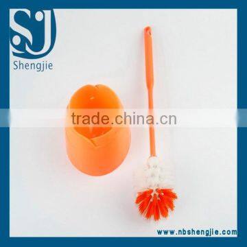 Trade Assurance Hot Selling Cheap Cleaning Clear Plastic Toilet Brush With Holder photo-2