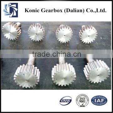 Output spline shaft wind generator gearbox parts