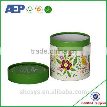 black color paper empty round gift boxes wholesale