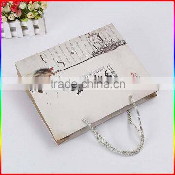 Ribbon Tie Printed Clothes Packing Gift Paper Bag photo-2