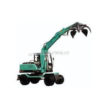 Hitachi Zx360h 5 Teeth Orange Peel Hydraulic Grapple photo-5