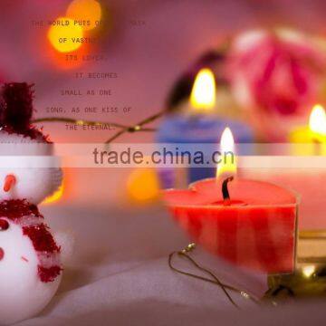 Home Decoration Use and Yes Handmade Color Tea light candles