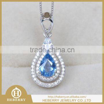 Fine Natural Sri Lanka Loose gemstone Sapphire pendant for collection