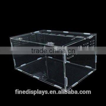 Happy Pet Acrylic Reptiles Terrarium Container Ideal for Reptiles or Amphibians 'Larvae Spiders Ants Scorpions Chameleon Lizard