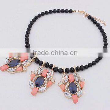 Fashion Acrylic Choker Vintage Pendant Statement Necklace Women Necklaces & Pendants Fashion Necklaces for Women 2014