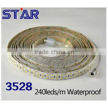 SMD 3528 Flexible LED Strip Light 240led/m Strip Lighting 1200 LEDs IP65 Waterproof Flex Ledstrip Warm White Factory Direct