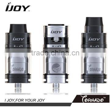 2016 wholesale Hot Selling --IJOY Tornado RDTA 300W Huhe Vape Cloud Atomizer with 24K Gold Plated Center Pin&PEEK Insulator