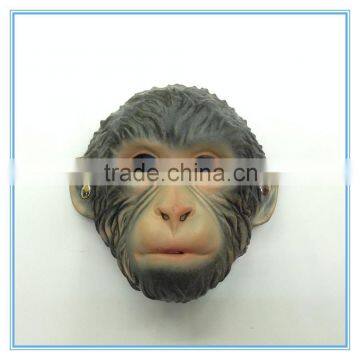 Hot selling latex animal head Halloween Casplay Props Latex monkey mask for Carnival