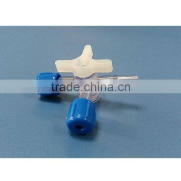 Medical with male lock adapter plastic three-way stopcock