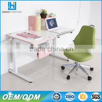 Cheapest ergonomic table and chair for kids , height adjustable ergonomic kids study room furniture kids study desk