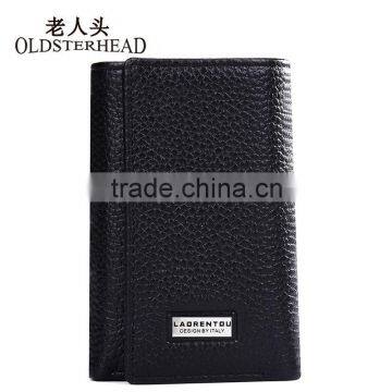 Multi-function wallets genuine leather key holder and card use purse.
