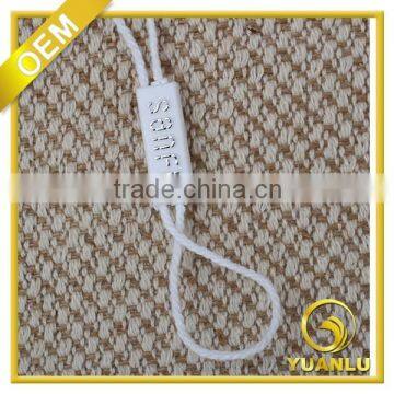 white engraved 3d logo plastic seal tag