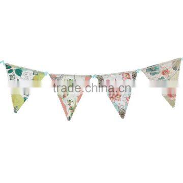 Vintage Style Party Flag Bunting Pretty Pennant Banner