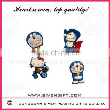 doraemon pvc brooch for promotion gift