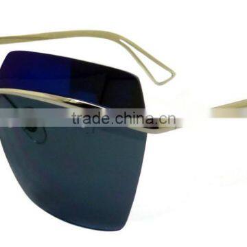 2015 New Style Big Frame With Metal Sun Glasses, ce Fda and Factory Outdoor Metal Sunglasses